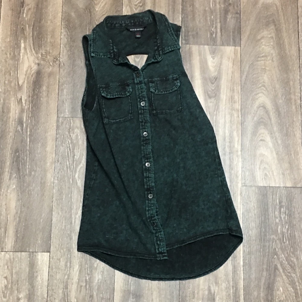 Acid wash collared tank